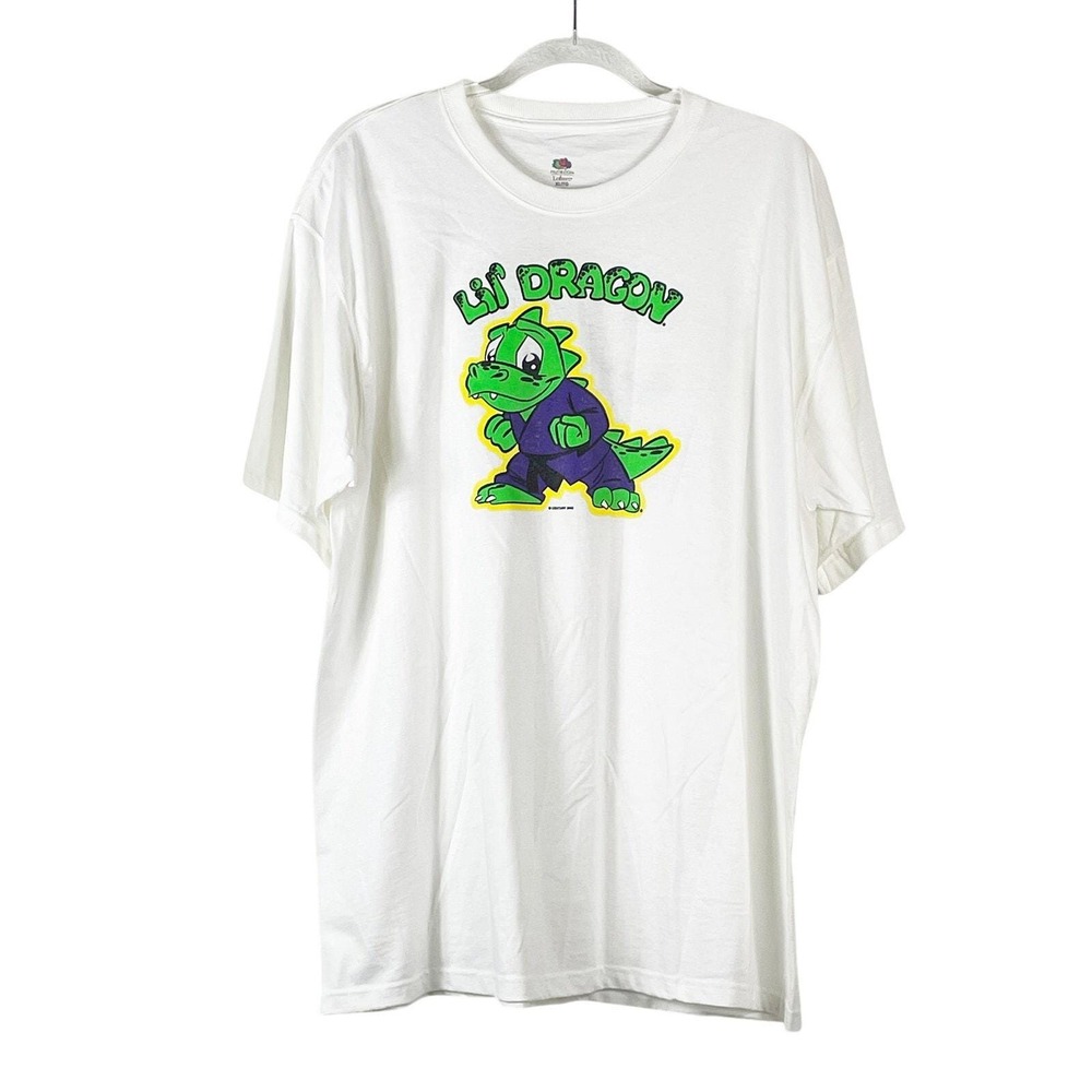 Vintage 2006 Century Lil' Dragon Graphic T Shirt XL Double Stitch Short Sleeves